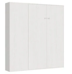 Armoire Lit 120x190 Cm Avec Canapé Et Colonne De Rangement Bois Blanc Kanto -Pas Cher Lit Magasin armoire lit 120x190 cm avec canape et colonne de rangement bois blanc kanto 3666722813105 1318608