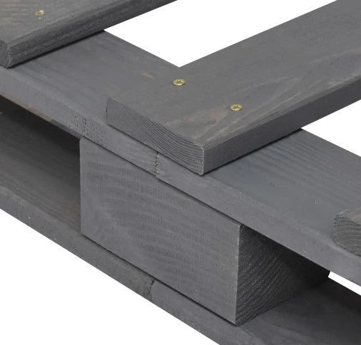 Cadre De Lit Adulte Palette Pin Massif Gris Samba 160x200 Cm 7 Cadre De Lit Adulte Palette Pin Massif Gris Samba 160x200 Cm – Image 5