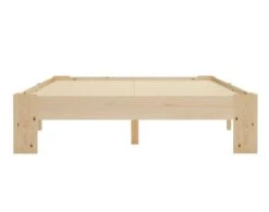 Cadre De Lit Adulte Pin Massif Clair Samba 140x200 Cm -Pas Cher Lit Magasin cadre de lit adulte pin massif clair samba 140x200 cm 3666722557368 386856