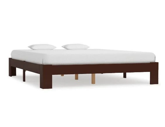 Cadre De Lit Adulte Pin Massif Marron Samba 160x200 Cm 3 Cadre De Lit Adulte Pin Massif Marron Samba 160x200 Cm