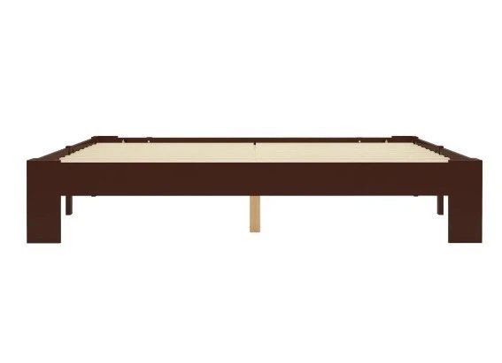 Cadre De Lit Adulte Pin Massif Marron Samba 160x200 Cm 5 Cadre De Lit Adulte Pin Massif Marron Samba 160x200 Cm – Image 3