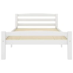 Cadre De Lit Avec 2 Tiroirs Blanc Bois De Pin Massif 100x200 Cm 3 -Pas Cher Lit Magasin cadre de lit avec 2 tiroirs blanc bois de pin massif 100x200 cm 3666722744287 1260708