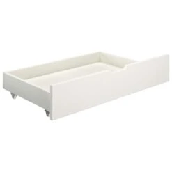 Cadre De Lit Avec 2 Tiroirs Blanc Bois De Pin Massif 100x200 Cm 3 -Pas Cher Lit Magasin cadre de lit avec 2 tiroirs blanc bois de pin massif 100x200 cm 3666722744287 1260710