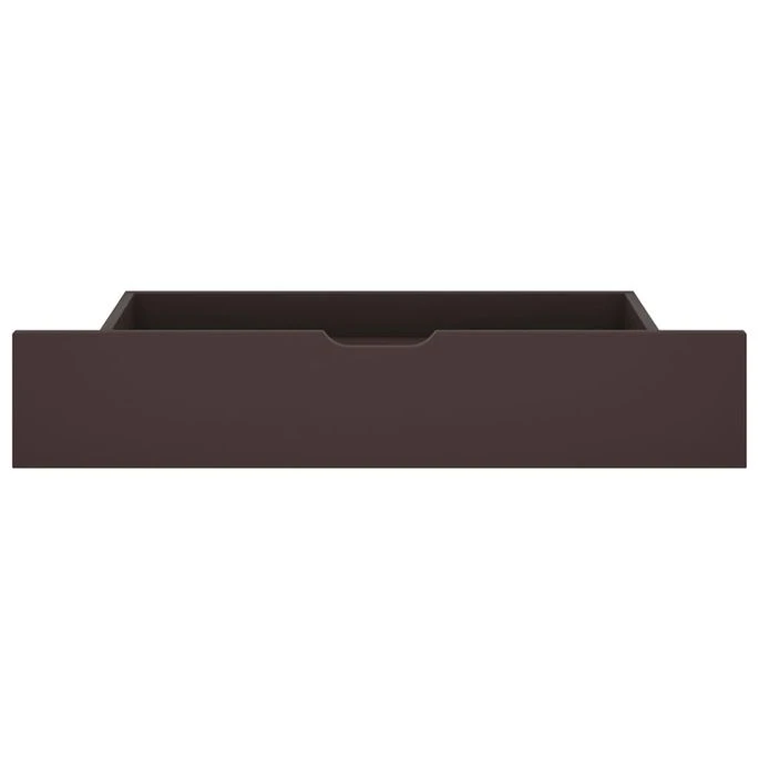 Cadre De Lit Avec 2 Tiroirs Marron Foncé Bois De Pin 100x200 Cm 3 12 Cadre De Lit Avec 2 Tiroirs Marron Foncé Bois De Pin 100x200 Cm 3 – Image 10