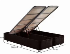 Cadre De Lit Avec Coffre De Rangement Rika - 6 Tailles -Pas Cher Lit Magasin cadre de lit avec coffre de rangement rika 6 tailles 8683342473781 1523450