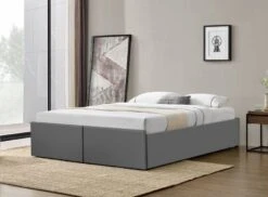 Cadre De Lit Avec Coffre Et 2 Tiroirs 180x200 Cm Simili Cuir Gris Karmi 9 Cadre De Lit Avec Coffre Et 2 Tiroirs 180x200 Cm Simili Cuir Gris Karmi -Pas Cher Lit Magasin cadre de lit avec coffre et 2 tiroirs 180x200 cm simili cuir gris karmi 3557630033405 688899