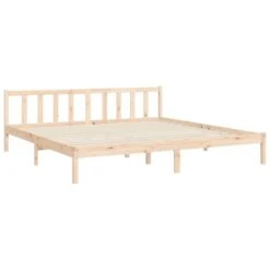 Cadre De Lit Avec Tête De Lit 200x200 Cm Bois Massif -Pas Cher Lit Magasin cadre de lit avec tete de lit 200x200 cm bois massif 8720845976163 1516748