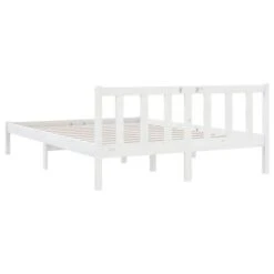 Cadre De Lit Blanc Bois De Pin Massif 120x200 Cm 7 -Pas Cher Lit Magasin cadre de lit blanc bois de pin massif 120x200 cm 3666722223997 1132577