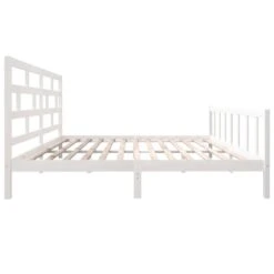 Cadre De Lit Blanc Bois De Pin Massif 180x200 Cm Super King 2 -Pas Cher Lit Magasin cadre de lit blanc bois de pin massif 180x200 cm super king 3666722940887 1489638