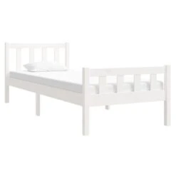 Cadre De Lit Blanc Bois Massif 90x190 Cm Simple 4 13 Cadre De Lit Blanc Bois Massif 90x190 Cm Simple 4 -Pas Cher Lit Magasin cadre de lit blanc bois massif 90x190 cm simple 3666722113854 1381417
