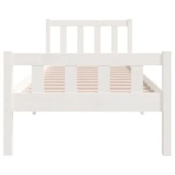 Cadre De Lit Blanc Bois Massif 90x190 Cm Simple 4 15 Cadre De Lit Blanc Bois Massif 90x190 Cm Simple 4 -Pas Cher Lit Magasin cadre de lit blanc bois massif 90x190 cm simple 3666722113854 1381419