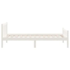 Cadre De Lit Blanc Bois Massif 90x190 Cm Simple 4 16 Cadre De Lit Blanc Bois Massif 90x190 Cm Simple 4 -Pas Cher Lit Magasin cadre de lit blanc bois massif 90x190 cm simple 3666722113854 1381420