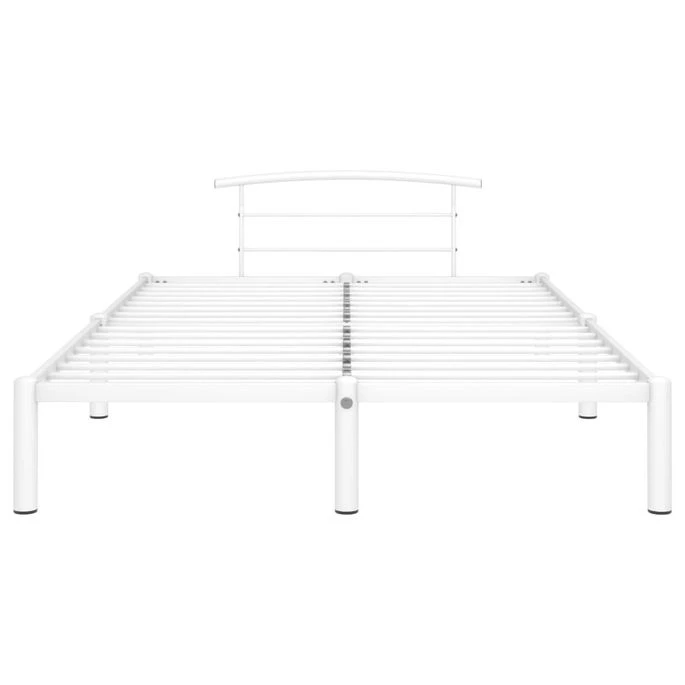 Cadre De Lit Blanc Métal 120 X 200 Cm 8 5 Cadre De Lit Blanc Métal 120 X 200 Cm 8 – Image 3