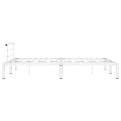 Cadre De Lit Blanc Métal 140 X 200 Cm 5 -Pas Cher Lit Magasin cadre de lit blanc metal 140 x 200 cm 8719883989273 628889