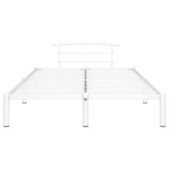 Cadre De Lit Blanc Métal 160 X 200 Cm 9 -Pas Cher Lit Magasin cadre de lit blanc metal 160 x 200 cm 8719883989280 628895