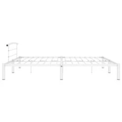 Cadre De Lit Blanc Métal 180 X 200 Cm 6 12 Cadre De Lit Blanc Métal 180 X 200 Cm 6 -Pas Cher Lit Magasin cadre de lit blanc metal 180 x 200 cm 8719883989297 628903