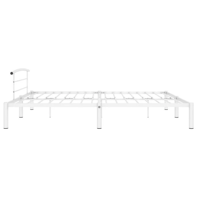 Cadre De Lit Blanc Métal 180 X 200 Cm 6 6 Cadre De Lit Blanc Métal 180 X 200 Cm 6 – Image 4