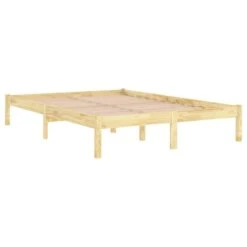 Cadre De Lit Bois De Pin Massif 150x200 Cm Natura -Pas Cher Lit Magasin cadre de lit bois de pin massif 150x200 cm uk king 3666722139496 1314341