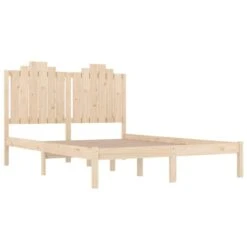 Cadre De Lit Bois De Pin Massif 200x200 Cm 7 -Pas Cher Lit Magasin cadre de lit bois de pin massif 200x200 cm 3666722741521 1407015
