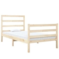 Cadre De Lit Bois De Pin Massif 90x190 Cm Simple 2 -Pas Cher Lit Magasin cadre de lit bois de pin massif 90x190 cm simple 3666722899154 1475891