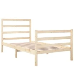 Cadre De Lit Bois De Pin Massif 90x190 Cm Simple 2 -Pas Cher Lit Magasin cadre de lit bois de pin massif 90x190 cm simple 3666722899154 1475892