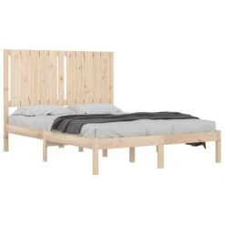 Cadre De Lit Bois Massif 120x190 Cm Petit Double 3 -Pas Cher Lit Magasin cadre de lit bois massif 120x190 cm petit double 3666722743761 1432271