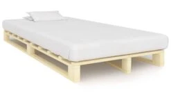 Cadre De Lit De Palette Bois De Pin Massif 120 X 200 Cm