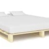 Cadre De Lit De Palette Bois De Pin Massif 160 X 200 Cm -Pas Cher Lit Magasin cadre de lit de palette bois de pin massif 160 x 200 cm 3666722608800 1525592