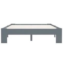 Cadre De Lit Gris Bois De Pin Massif 120 X 200 Cm 4 -Pas Cher Lit Magasin cadre de lit gris bois de pin massif 120 x 200 cm 8719883677897 625709