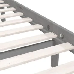 Cadre De Lit Gris Bois De Pin Massif 90x200 Cm 11 -Pas Cher Lit Magasin cadre de lit gris bois de pin massif 90x200 cm 3666722224062 1132515