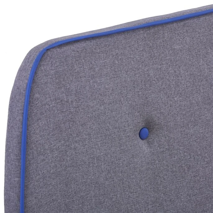 Cadre De Lit Gris Clair Tissu 90 X 200 Cm 3 7 Cadre De Lit Gris Clair Tissu 90 X 200 Cm 3 – Image 5