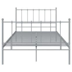 Cadre De Lit Gris Métal 120x200 Cm 5 -Pas Cher Lit Magasin cadre de lit gris metal 120x200 cm 3666722222020 1137696