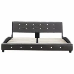 Cadre De Lit Gris Similicuir 150x200 Cm 13 Cadre De Lit Gris Similicuir 150x200 Cm -Pas Cher Lit Magasin cadre de lit gris similicuir 150x200 cm 3666722449311 787274