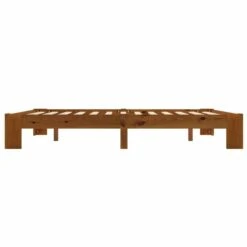 Cadre De Lit Marron Clair Bois De Pin Massif 160 X 200 Cm -Pas Cher Lit Magasin cadre de lit marron clair bois de pin massif 160 x 200 cm 3666722500791 625654