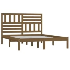 Cadre De Lit Marron Miel Bois De Pin Massif 135x190 Cm Double -Pas Cher Lit Magasin cadre de lit marron miel bois de pin massif 135x190 cm double 3666722742931 1415439