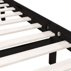 Cadre De Lit Noir Bois De Pin Massif 75x190 Cm UK Petit Simple 2 -Pas Cher Lit Magasin cadre de lit noir bois de pin massif 75x190 cm uk petit simple 3666722228206 1127862