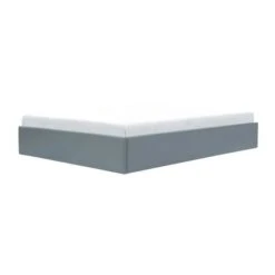ECLIPSE Lit Coffre Adulte - 160 X 200 Cm - Simili Gris - Sommier Inclus -Pas Cher Lit Magasin eclipse lit coffre adulte 160 x 200 cm simili gris sommier inclus 3612400684277 759773