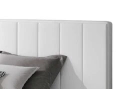 Lit 140x200 Cm Simili Cuir Blanc Capitonné Vertical Vareze -Pas Cher Lit Magasin lit 140x200 cm simili cuir blanc capitonne vertical vareze 3666722594868 1390719