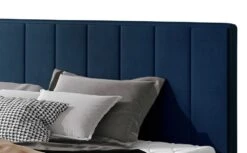 Lit 140x200 Cm Velours Bleu Foncé Capitonné Vertical Vareze 8 Lit 140x200 Cm Velours Bleu Foncé Capitonné Vertical Vareze -Pas Cher Lit Magasin lit 140x200 cm velours bleu fonce capitonne vertical vareze 3666722595001 1390678