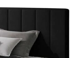 Lit 140x200 Cm Velours Noir Capitonné Vertical Vareze 8 Lit 140x200 Cm Velours Noir Capitonné Vertical Vareze -Pas Cher Lit Magasin lit 140x200 cm velours noir capitonne vertical vareze 3666722594844 1390666