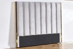 Lit 160x200 Cm Avec Coffre De Rangement Et Tête De Lit Velours Gris Et Laiton Pika 15 Lit 160x200 Cm Avec Coffre De Rangement Et Tête De Lit Velours Gris Et Laiton Pika -Pas Cher Lit Magasin lit 160x200 cm avec coffre de rangement et tete de lit velours gris et laiton pika 685612