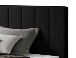 Lit 160x200 Cm Velours Noir Capitonné Vertical Vareze 7 Lit 160x200 Cm Velours Noir Capitonné Vertical Vareze -Pas Cher Lit Magasin lit 160x200 cm velours noir capitonne vertical vareze 3666722594929 1390743