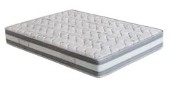 Lit à Led Simili Gris Avec Coffre 160 Kate + Matelas Mémoire 24 Cm -Pas Cher Lit Magasin lit a led simili gris avec coffre 160 kate matelas memoire 24 cm 94299