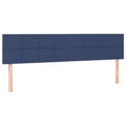 Lit à Sommier Tapissier Avec Matelas Bleu 200x200 Cm Tissu 3 -Pas Cher Lit Magasin lit a sommier tapissier avec matelas bleu 200x200 cm tissu 3666722842563 1459738
