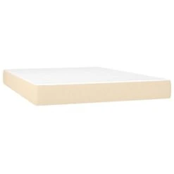 Lit à Sommier Tapissier Avec Matelas Crème 140x200 Cm Tissu 4 -Pas Cher Lit Magasin lit a sommier tapissier avec matelas creme 140x200 cm tissu 3666722842075 1461046