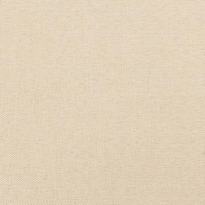 Lit à Sommier Tapissier Avec Matelas Crème 140x200 Cm Tissu 11 Lit à Sommier Tapissier Avec Matelas Crème 140x200 Cm Tissu – Image 9