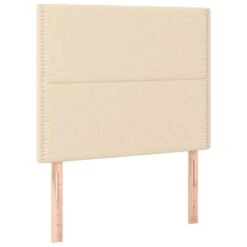 Lit à Sommier Tapissier Avec Matelas Crème 80x200 Cm Tissu -Pas Cher Lit Magasin lit a sommier tapissier avec matelas creme 80x200 cm tissu 3666722874878 1471625