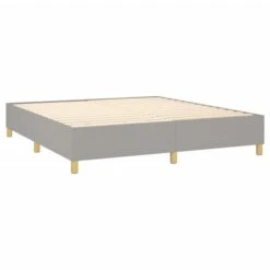 Lit à Sommier Tapissier Avec Matelas Gris Clair 160x200cm Tissu 5 11 Lit à Sommier Tapissier Avec Matelas Gris Clair 160x200cm Tissu 5 -Pas Cher Lit Magasin lit a sommier tapissier avec matelas gris clair 160x200cm tissu 3666722876100 1475657