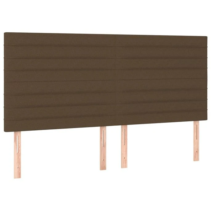 Lit à Sommier Tapissier Avec Matelas Marron Foncé 200x200 Cm 9 7 Lit à Sommier Tapissier Avec Matelas Marron Foncé 200x200 Cm 9 – Image 5