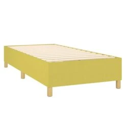 Lit à Sommier Tapissier Avec Matelas Vert Clair 80x200 Cm Tissu -Pas Cher Lit Magasin lit a sommier tapissier avec matelas vert clair 80x200 cm tissu 3666722874922 1471632